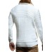 Men's Stand Collar Winter Warm Casual Wool Collar Sweater