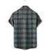 Fun Check Dog Print Shirt 46061667X