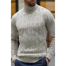 Autumn and Winter New High Neck Men's Sweater